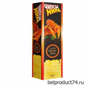 Чипсы картофельные МИРА со вкусом вареных раков 100 г