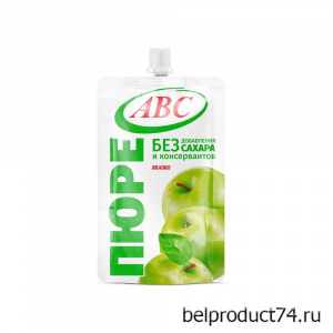 Пюре "Яблоко" Будь здоров 200 г., ABC