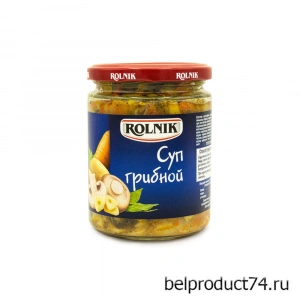 Суп грибной 420 мл ТМ "Рольник"