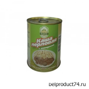 Каша перловая с говядиной 340 гр., Калинковичи