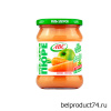 Пюре "Яблоко-морковь" Будь здоров"  450 г., ABC